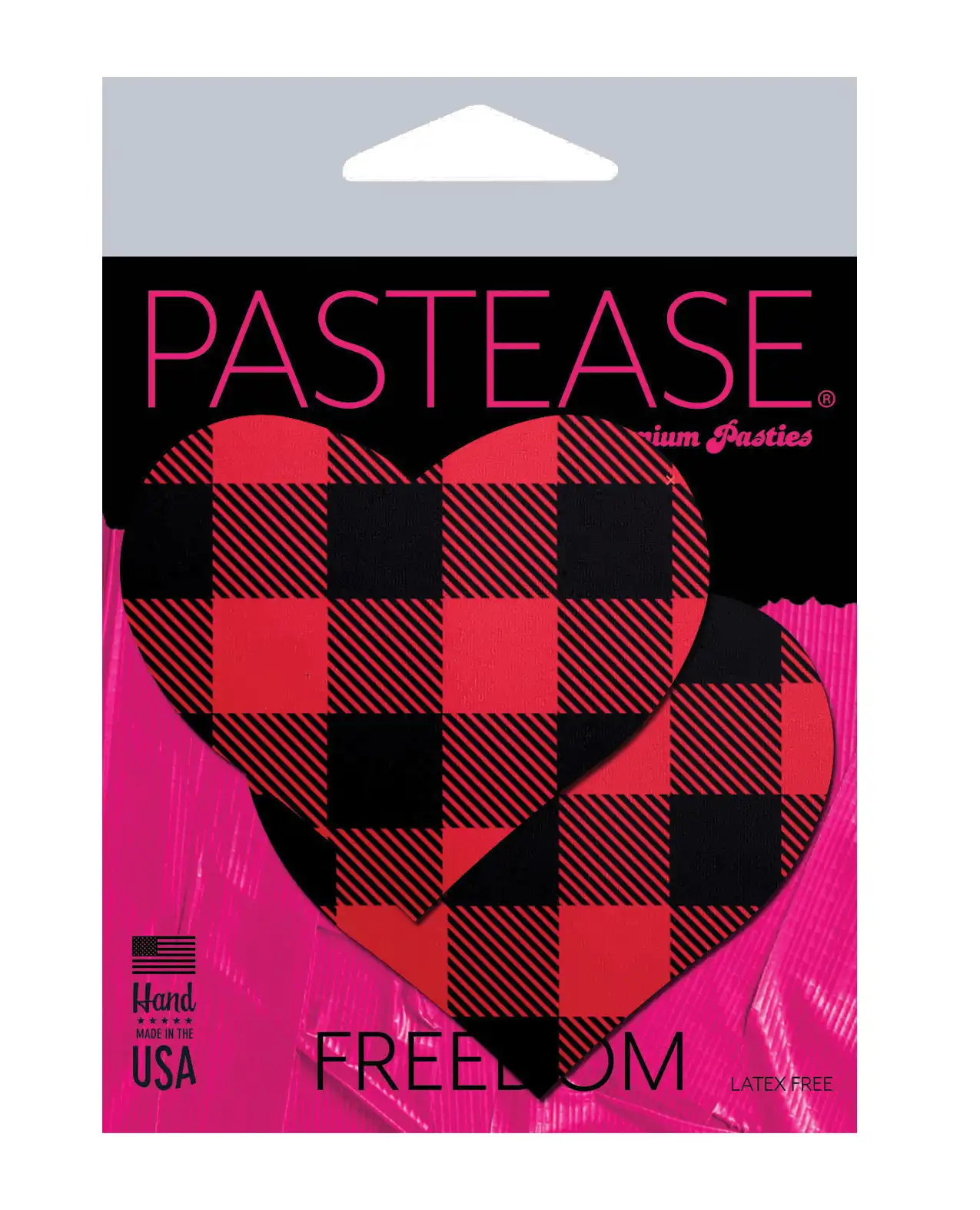 Pastease Premium Holiday Hearts  - Plaid 