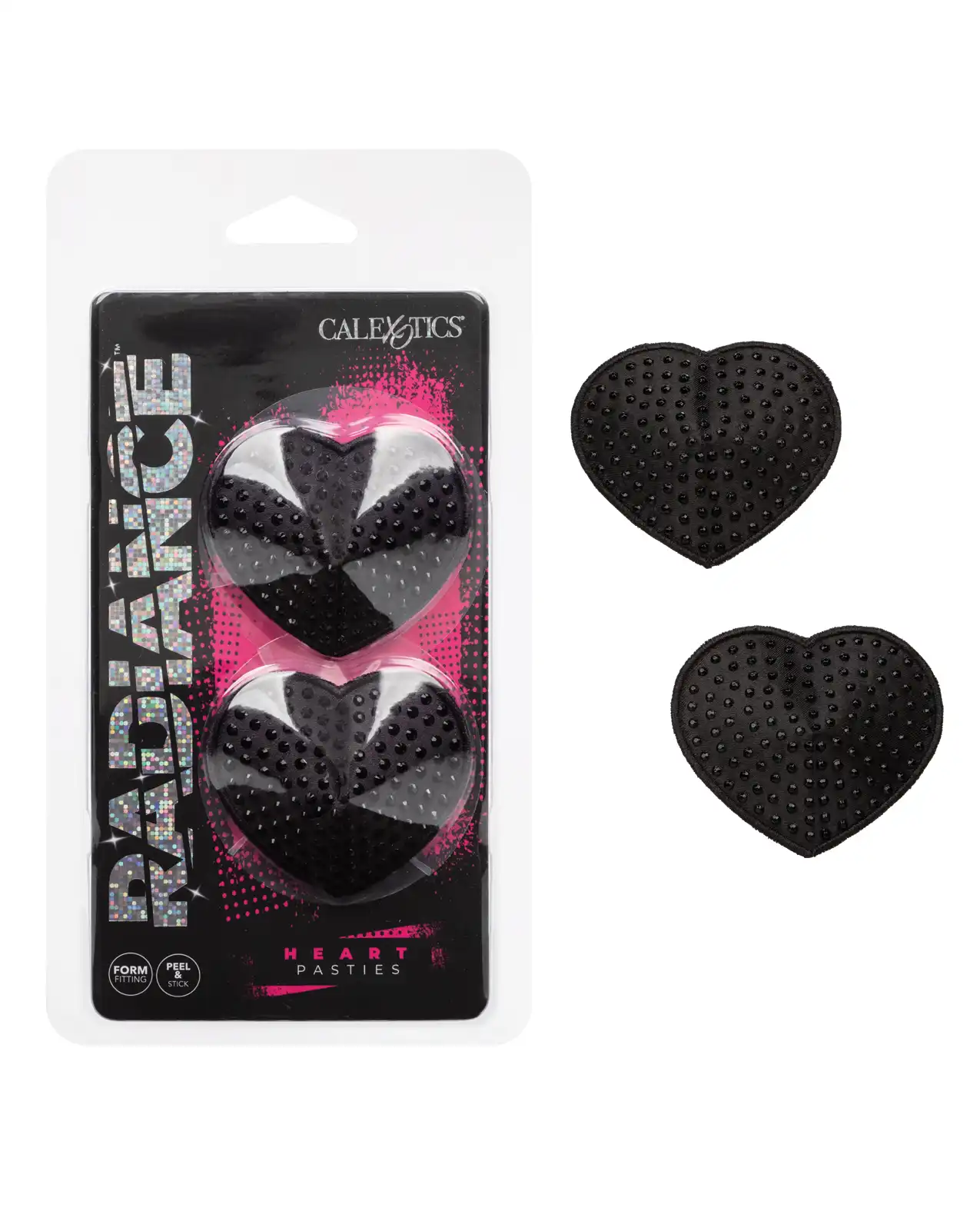 Radiance Heart Pasties Black 